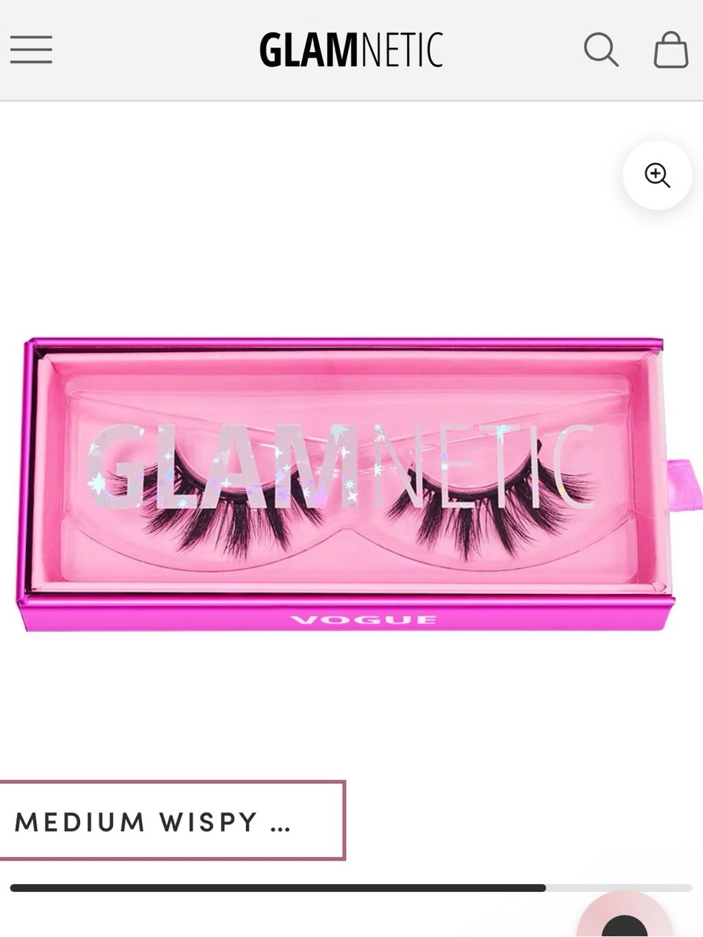 Glamnetic Vogue False Eyelashes - Black